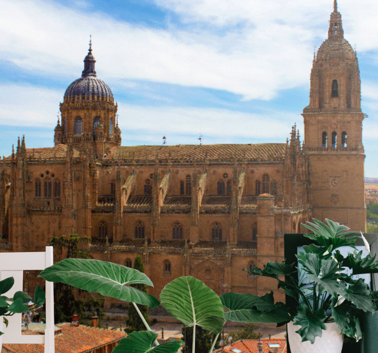 Fototapete madrid blick auf die historische kathedrale - TenStickers