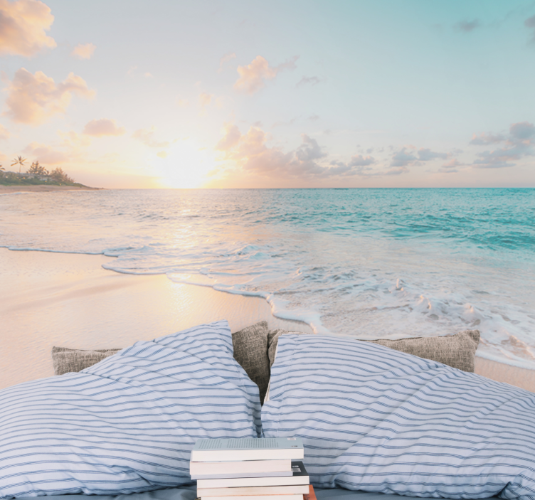 Fototapete meer sonnenuntergang strandfeeling - TenStickers