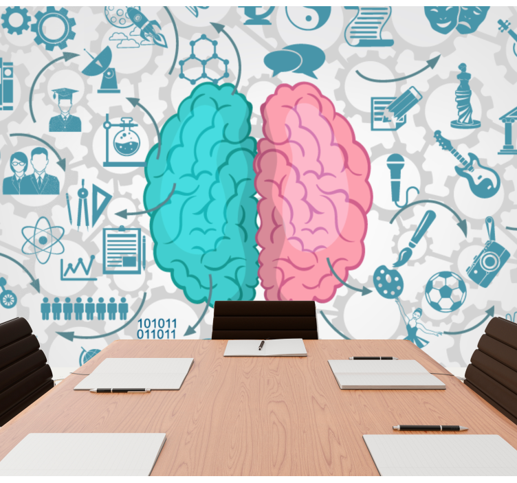 Fototapete modern kreatives gehirn konzept - TenStickers