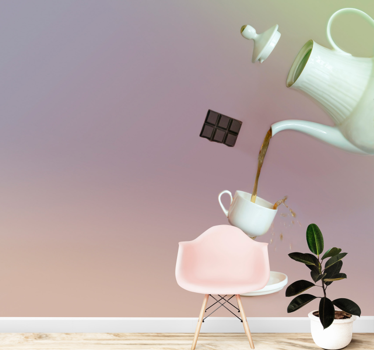 Fototapete Musik schwimmende teemomente - TenStickers