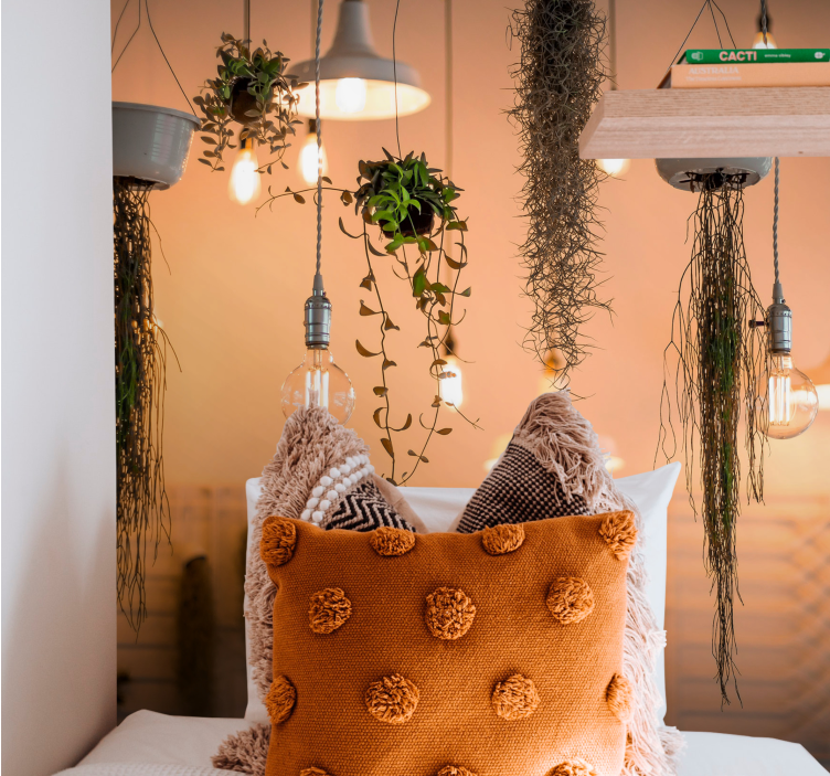 Fototapete natur mit hängenden pflanzenakzenten - TenStickers