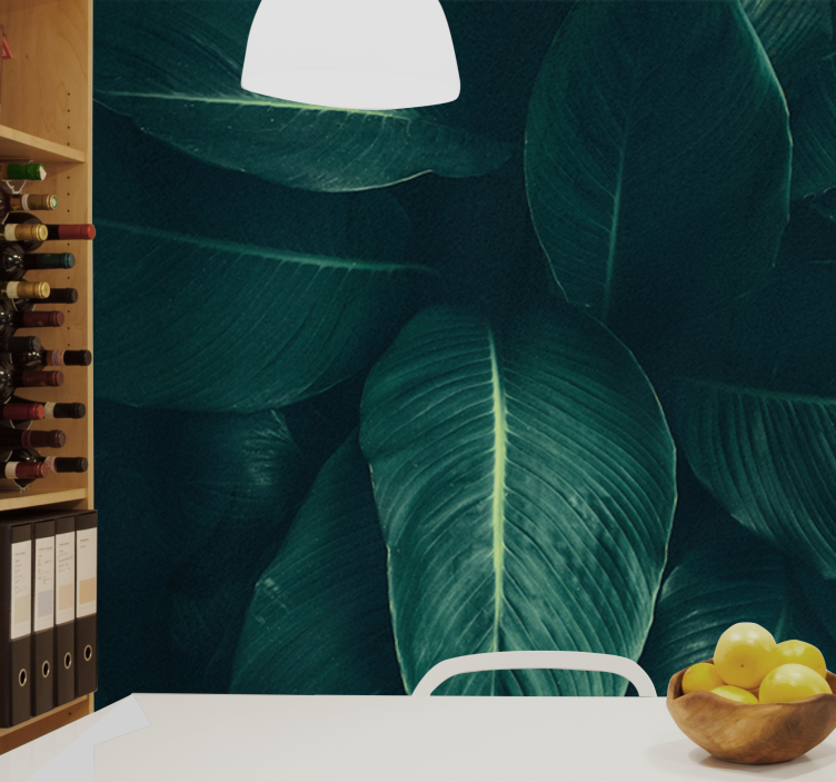 Fototapete natur mit üppiger blattstruktur - TenStickers