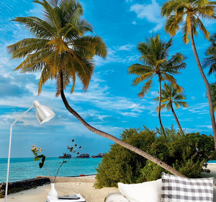 Fototapete natur tropisches palmenlandscape - TenStickers