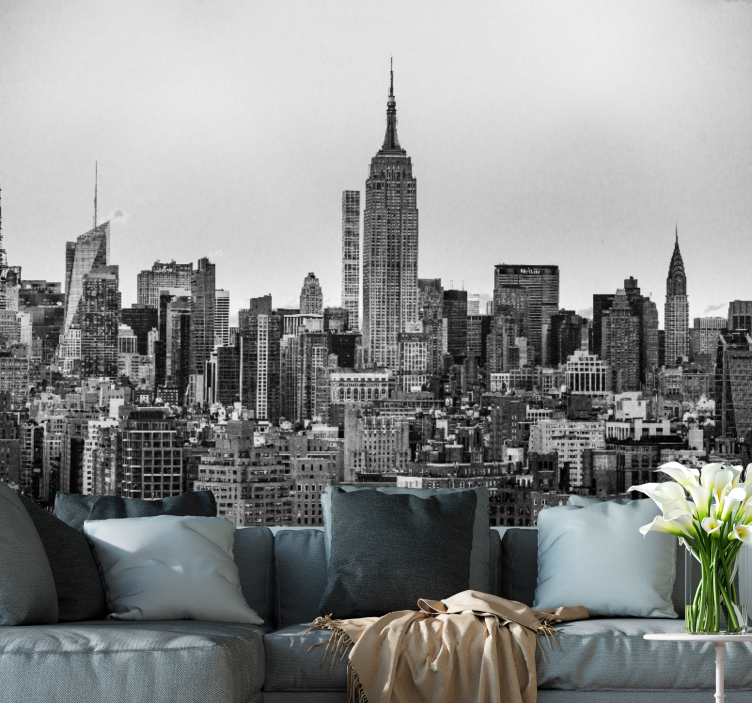 Fototapete new york ikonische skyline nyc - TenStickers
