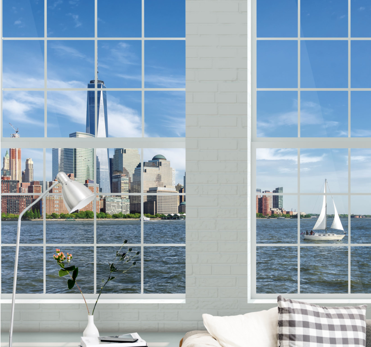 Fototapete new york ikonische skyline von new york - TenStickers
