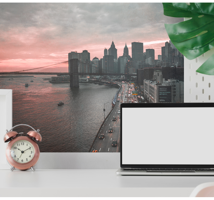 Fototapete new york skyline von manhattan - TenStickers