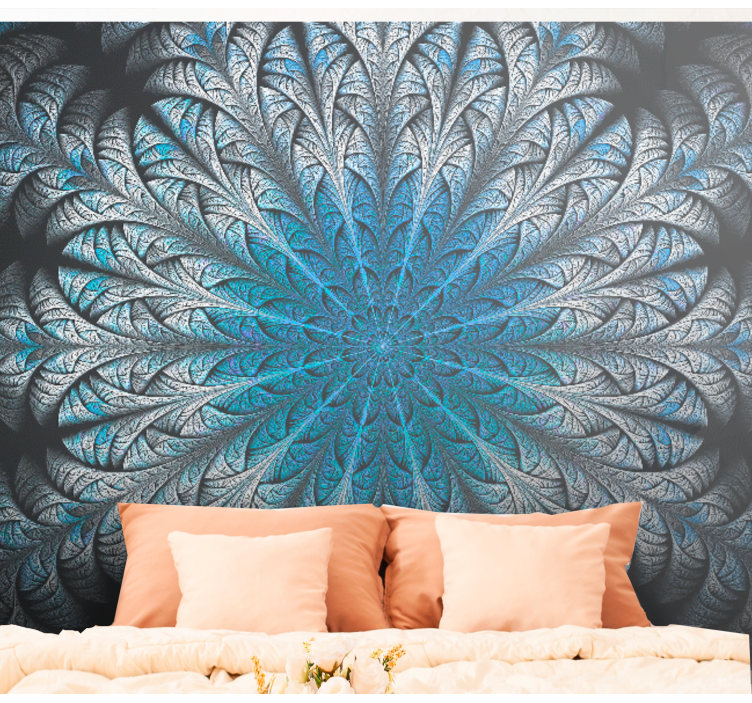 Fototapete Nebliges Muster - TenStickers