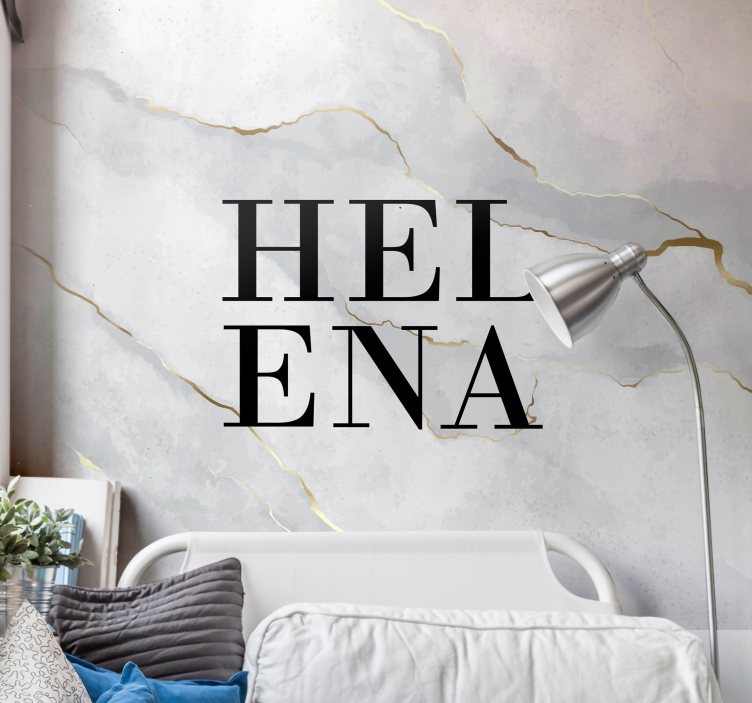 Fototapete Spruch personalisierter textakzent - TenStickers