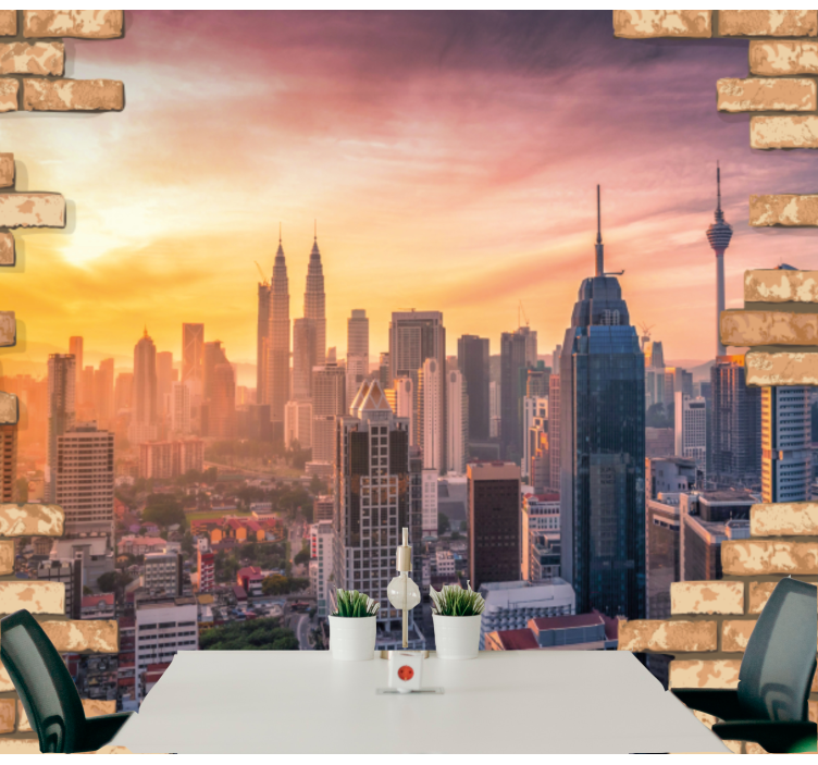 Fototapete städte kuala lumpur skyline - TenStickers