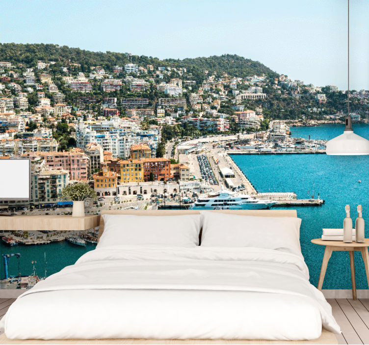 Fototapete städte küstenstadtansicht - TenStickers