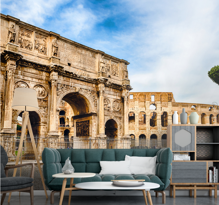 Fototapete städte roms historische wahrzeichen - TenStickers