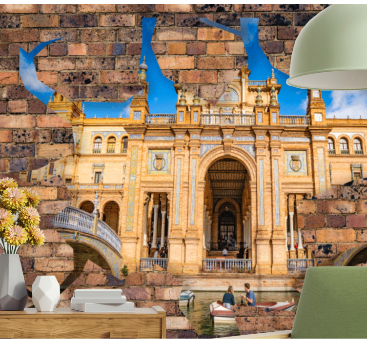Fototapete städte sevilas architektonisches glanzstück - TenStickers