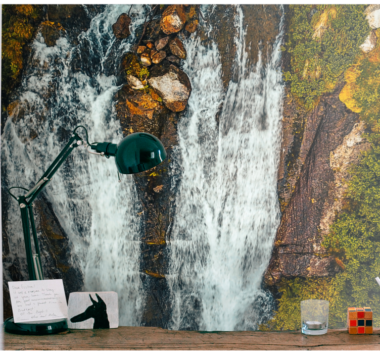 Fototapete wasserfall große wasserfalllandschaft - TenStickers