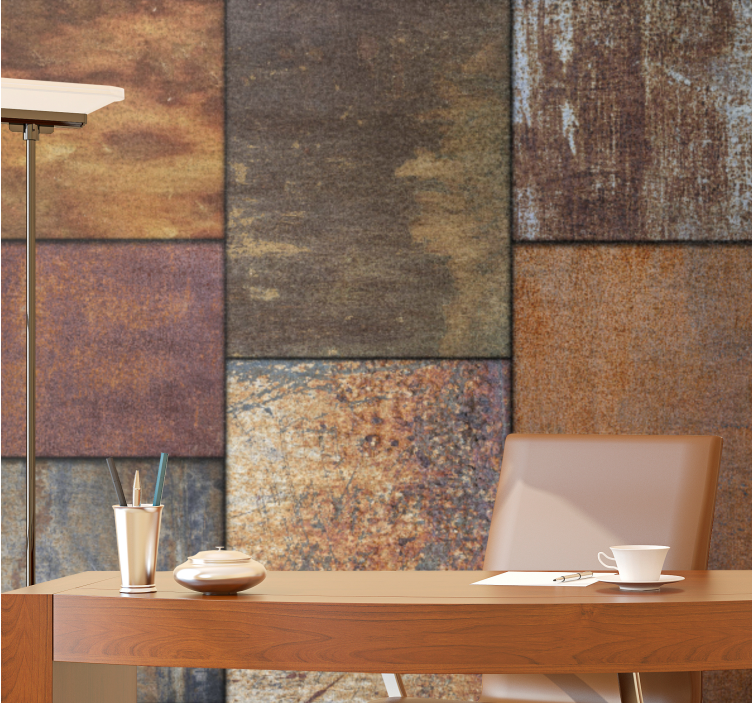 Fototapete weitere muster rustikale strukturpaneele - TenStickers