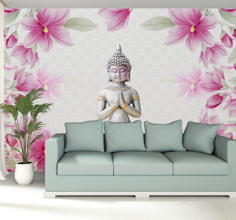Fototapete Zen heitere buddhablüte - TenStickers