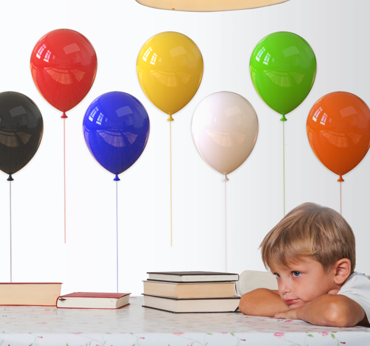 Fototapeten muster buntes ballon-display - TenStickers