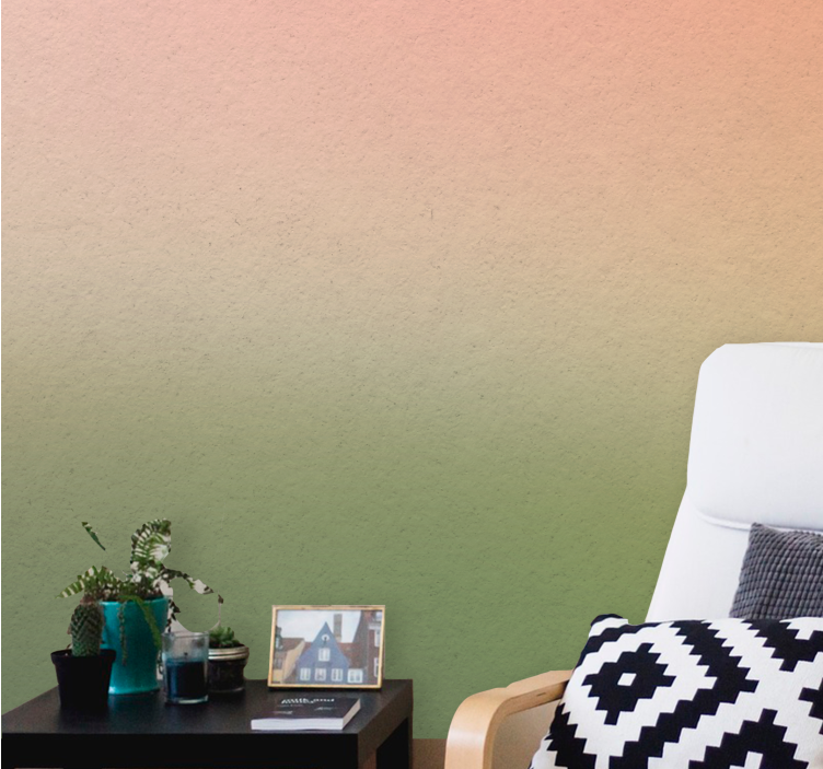 Fototapeten Muster farbverlauf mit farbverlauf - TenStickers