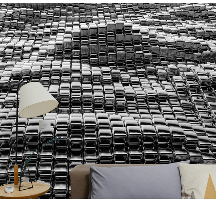 Fototapeten muster stapelstuhl muster - TenStickers