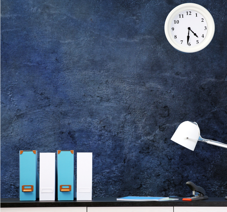 Fototapeten Muster tiefes blau - TenStickers