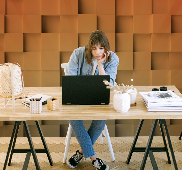 Fototapeten Muster strukturiertes würfelmuster - TenStickers