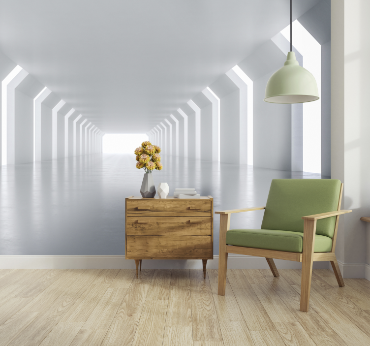 In das Licht 3D Wandtapete - TenStickers