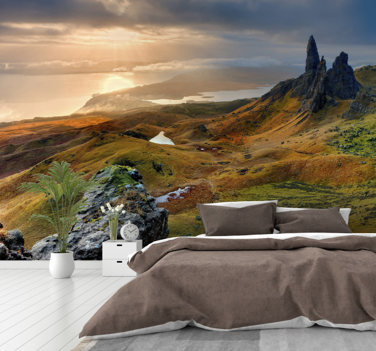 Isle of Skye Natur Fototapete - TenStickers