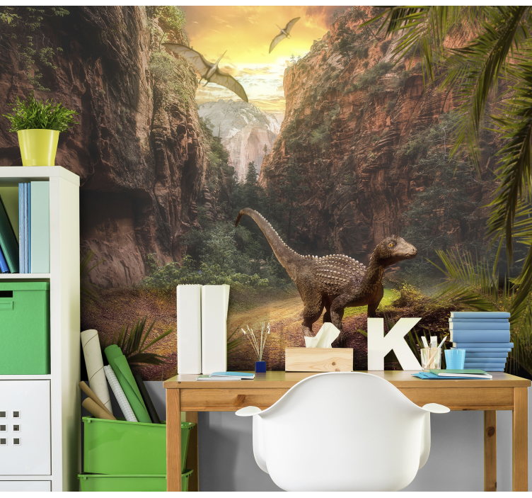 Jurassic Park Kinder Wandtapete - TenStickers