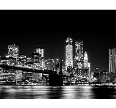 New York East River Skyline Fototapete - TenStickers