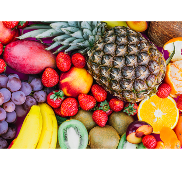 Fototapete für Küche Obstsortiment - TenStickers