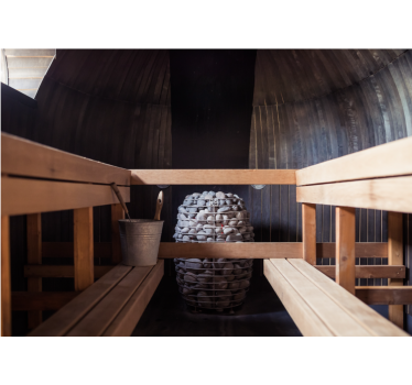Fototapete Städte und Länder Loyly sauna finnland - TenStickers