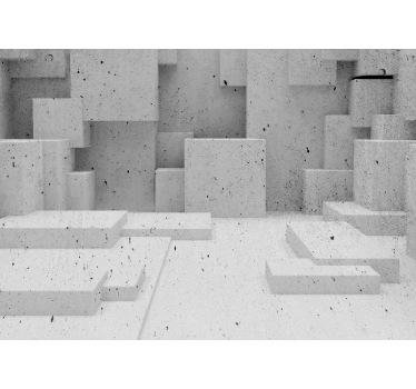 Fototapete Stein geometrisches betonmuster - TenStickers