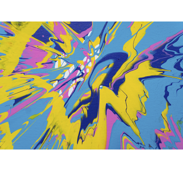 Fototapete Kunst Abstrakte malerei der pop-art - TenStickers