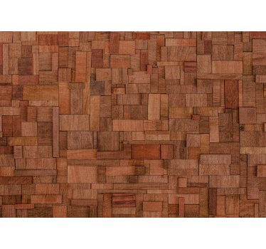 Fototapete stein mit strukturierten holzplanken - TenStickers