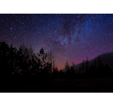 Fototapete weltraum himmlisches abendbild - TenStickers