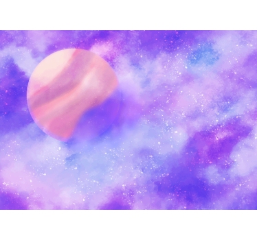 Fototapete weltraum kosmische planeten-sphäre - TenStickers