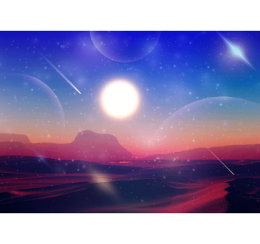 Fototapete weltraum himmlische traumwelt - TenStickers