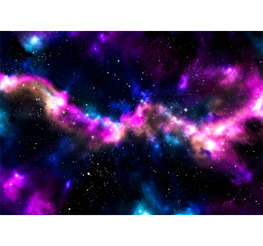 Fototapete weltraum kosmische nebellandschaft - TenStickers