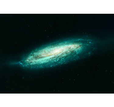 Fototapete weltraum galaktische spiralformation - TenStickers
