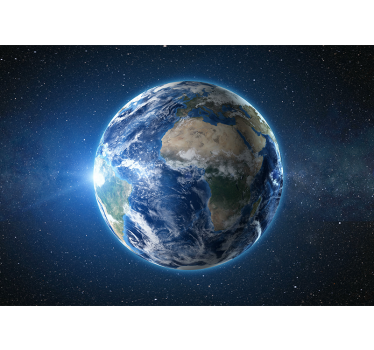 Weltraum Fototapete Planet erde im weltraum - TenStickers