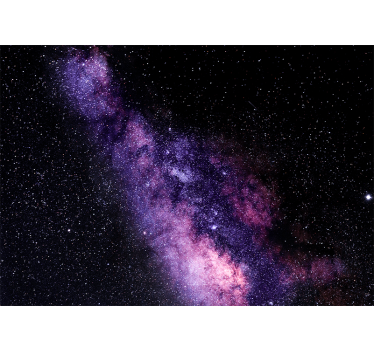 Weltraum Fototapete Schöne lila aussicht auf den weltraum - TenStickers