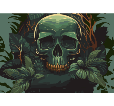 Totenkopf Tapete - TenStickers