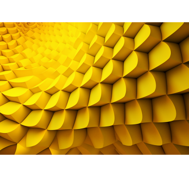 Fototapete 3D futuristische geometrie - TenStickers