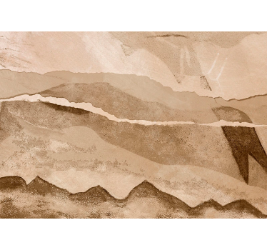 Fototapete beige papierstreifen - TenStickers