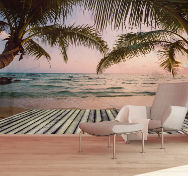 3D Fototapete Paradies strand - TenStickers