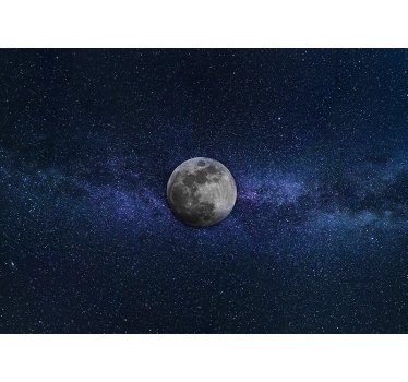 Fototapete weltraum mondlandschaft - TenStickers