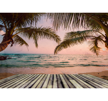 3D Fototapete Paradies strand - TenStickers
