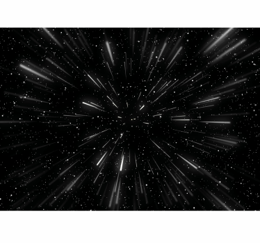 Hyperraum Fototapete Schlafzimmer - TenStickers
