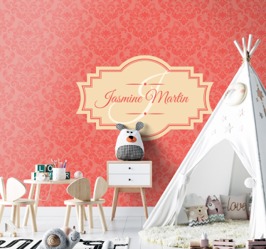 Fototapete vintage elegantes namensdesign - TenStickers
