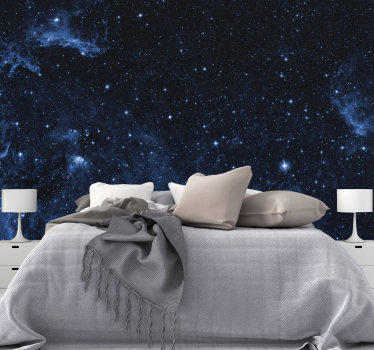 Fototapete Schlafzimmer Galaxie schlafzimmer mit sternbildern - TenStickers