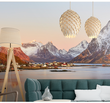 Fototapete Städte und Länder Lofoten-inseln norwegen - TenStickers